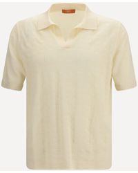 Cruna - Levanti V-Neck Knit T-Shirt - Lyst
