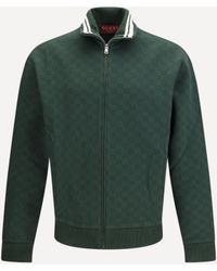 Gucci - Gg Technical Jersey Zip Jacket - Lyst
