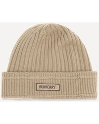 Burberry - Wool Beanie - Lyst