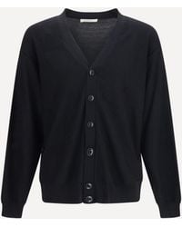 Lemaire - Merino Wool Blend Cardigan - Lyst