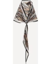 Brunello Cucinelli - Silk Tropical Print Bandeau - Lyst