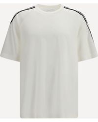 Y-3 - Short Sleeve 3-Stripes T-Shirt - Lyst