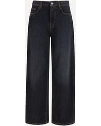 Palm Angels - Wide-Leg Jeans With Back Logo - Lyst