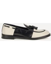 Fratelli Rossetti - Brera Damier Bicolor Leather Loafers - Lyst