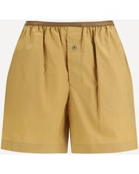 Lemaire - Buttoned Elasticated Shorts - Lyst