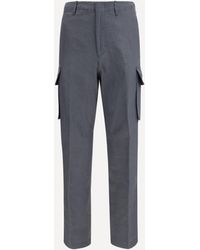Lardini - Linen And Cotton Pants - Lyst