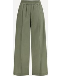 Brunello Cucinelli - Mixed Cotton Pants - Lyst