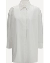 Givenchy - Backless Cotton Shirt - Lyst
