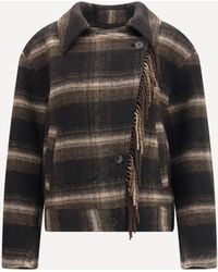 Isabel Marant - Galeane Wool-Blend Short Coat - Lyst