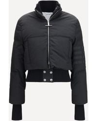 Thom Browne - Short Padded Jacket With Front Zip - Lyst