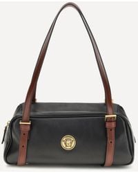 Versace - Emblème Bowling Nappa Shoulder Bag - Lyst
