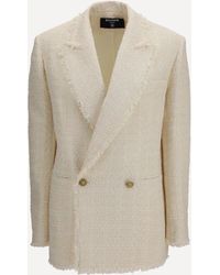 Balmain - Two-Button Tweed Jacket - Lyst