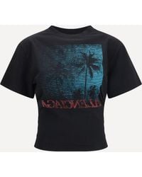 Balenciaga - Vintage Holiday Cropped T-Shirt - Lyst