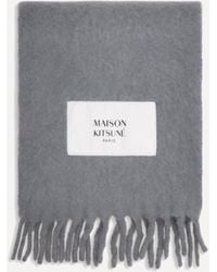 Maison Kitsuné - Gradient-Efect Alpaca Scarf - Lyst