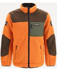 Napapijri - Yupik Zip Fleece Sweatshirt - Lyst