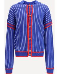 Gcds - Pinstripe Cardigan - Lyst
