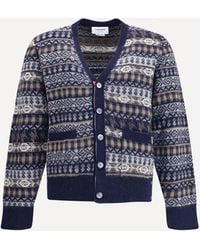 Thom Browne - Cardigan Fair Isle - Lyst
