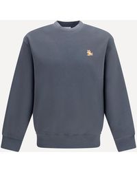 Maison Kitsuné - Comfort Chillax Fox Crewneck Sweatshirt - Lyst