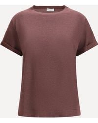Brunello Cucinelli - Cashmere Glitter T-Shirt - Lyst