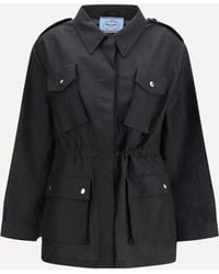 Prada - Button Flap Pocket Jacket - Lyst