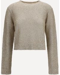 Brunello Cucinelli - Long-Sleeve Sequin Sweater - Lyst