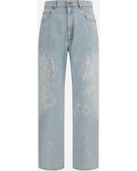 MM6 by Maison Margiela - Splatter Effect Jeans - Lyst