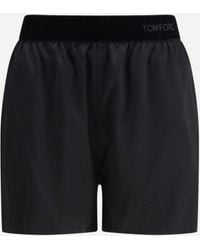 Tom Ford - Stretch Silk Satin Pj Shorts - Lyst