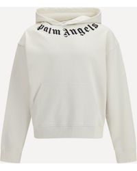 Palm Angels - Neck Logo Hoodie - Lyst