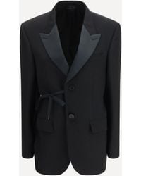 Balenciaga - Wrap Tailored Jacket - Lyst