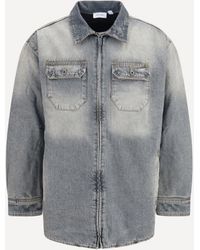 Off-White c/o Virgil Abloh - Oversized Workwear Denim Shirt - Lyst