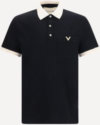 Valentino - Polo With Contrast Trims - Lyst