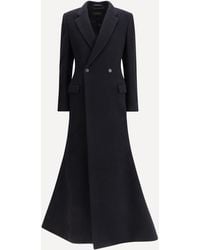 Balenciaga - Oversized Godet Double-Breasted Coat - Lyst