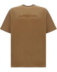 Burberry - Cotton Oversized Logo T-shirt - Lyst