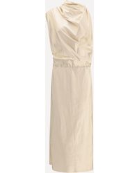 Magda Butrym - Satin Long Dress - Lyst