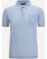 Aragona Cashmere - Short-Sleeve Polo - Lyst
