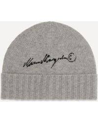 MM6 by Maison Margiela - Beanie Wool Hat - Lyst