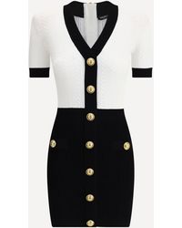 Balmain - Knitted Dresses - Lyst