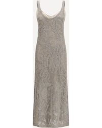 Brunello Cucinelli - Dazzling Water Lillies Dress - Lyst
