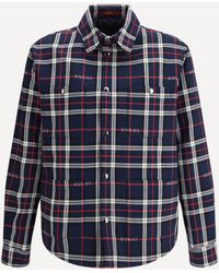 Gucci - Padded Tartan Cotton Jacquard Shirt - Lyst