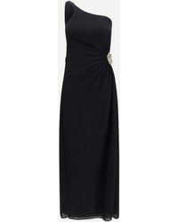 Oséree - Lumière One-Shoulder Dress With Spiral Detail - Lyst