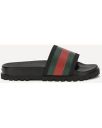 Gucci - Rubber Slippers - Lyst
