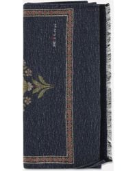 Kiton - Silk Scarf With Fringes - Lyst