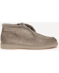 Santoni - Fortune Suede Ankle Boots - Lyst