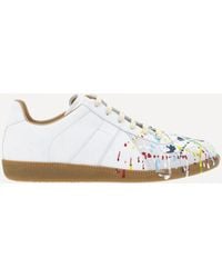 Margiela - Leather Sneakers - Lyst