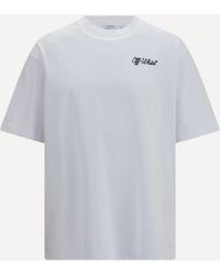 Off-White c/o Virgil Abloh - Script Logo Skate T-Shirt - Lyst