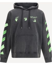 Off-White c/o Virgil Abloh - Bacco Arrow Skate Hooded Sweatshirt - Lyst