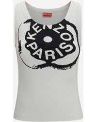 KENZO - Boke Flower 2.0 Ribbed Tank Top - Lyst