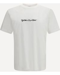 Off-White c/o Virgil Abloh - Script Arrow T-Shirt - Lyst