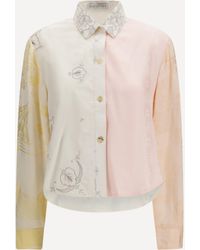 E.L.V. Denim - E. L.V. Denim Emilie Embroidered Shirt - Lyst