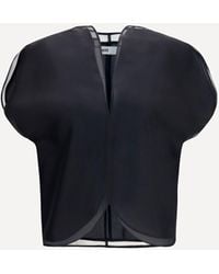 KHAITE - Briar Silk Organza Top - Lyst